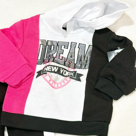 NEW Baby girl sweatsuit outfit sz 18 months two piece outfit matching set - Picture 2 of 5